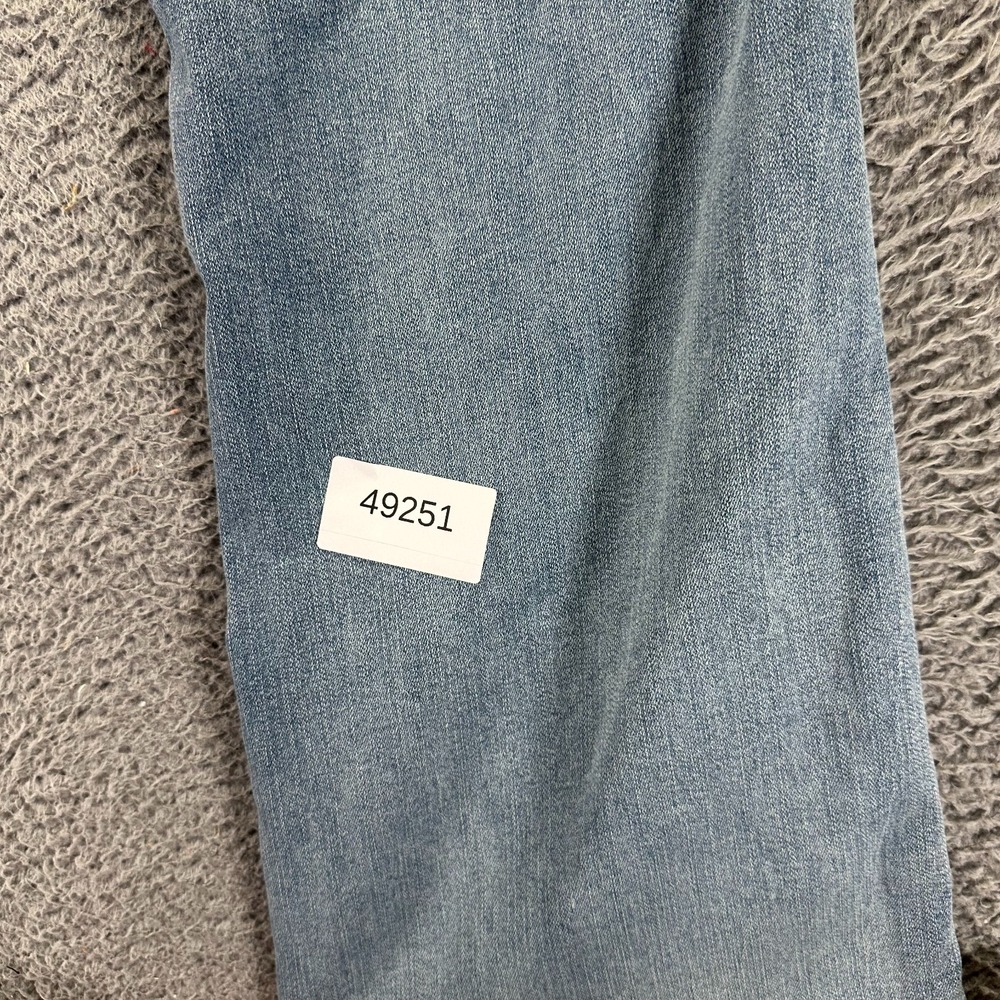 Jessica Simpson Jenna Jeans Womens 10 Blue Cotton Denim Bootcut Cargo Stretch - Picture 11 of 11